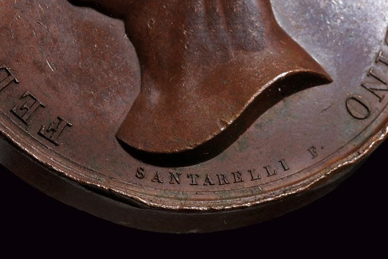 Medaglia commemorativa di Elisa Bonaparte, Granduchessa di Toscana, bronzo, 1809