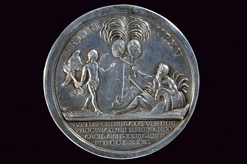 Medaglia in argento, Maria Amelia (1746-1804), Ducato di Parma e Piacenza, 1769