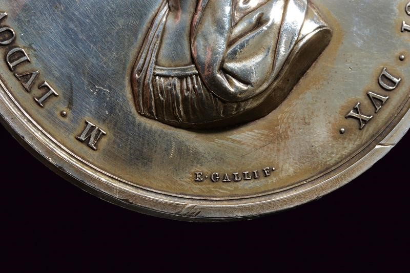 Medaglia di Maria Luigia d'Austria, Ducato di Parma e Piacenza, 1836, Argento, diametro 5.61 cm