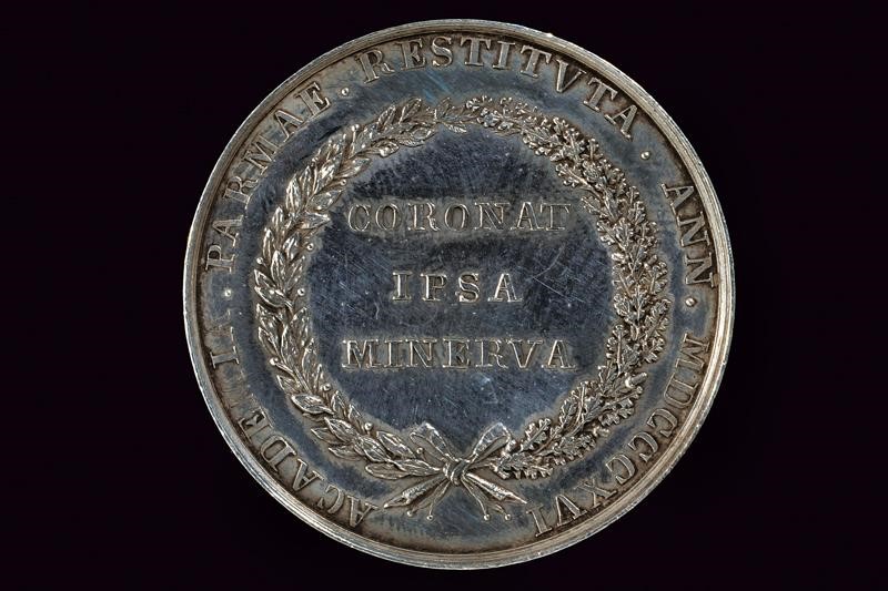 Maria Luigia d'Austria, Medaglia commemorativa in argento, Ducato di Parma e Piacenza