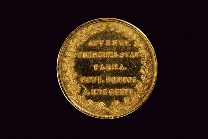 Medaglia commemorativa dell'ingresso di Maria Luigia a Parma, Ducato di Parma e Piacenza, 1816