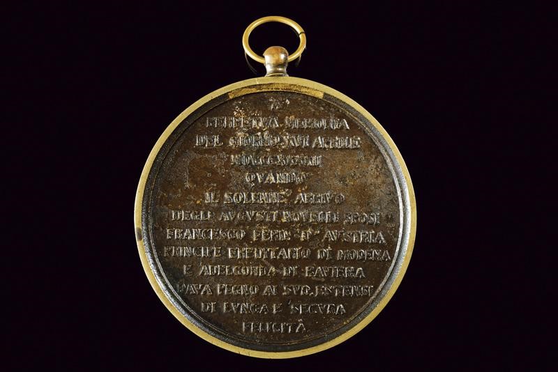 Medaglia commemorativa del 1842, Modena