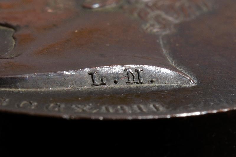 Medaglia di Francesco IV d'Este, bronzo, Modena, 1814