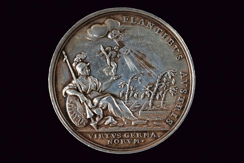 Eugenio di Savoia, Medaglia per la conquista di Cremona, Ducato di Savoia, 1702