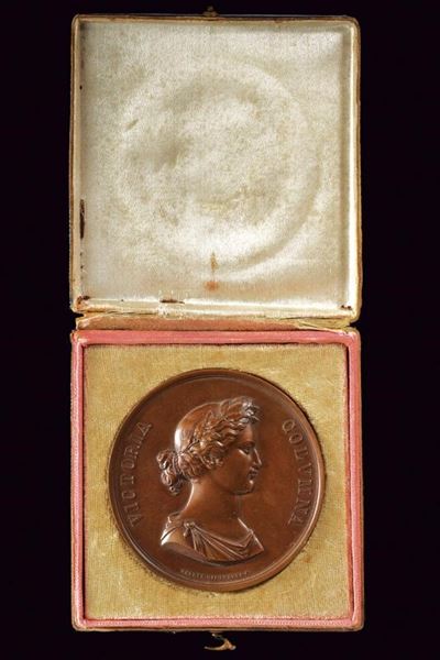 Girometti, Medaglia commemorativa dedicata a Vittoria Colonna, Roma, 1840
