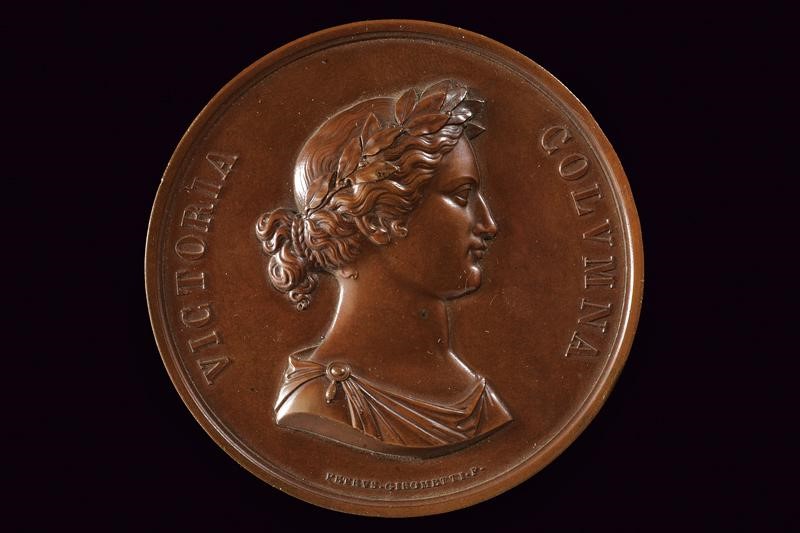 Girometti, Medaglia commemorativa dedicata a Vittoria Colonna, Roma, 1840