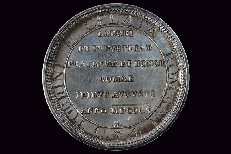 Medaglia commemorativa del nascita di Napoleone II, Roma, 1811, in argento