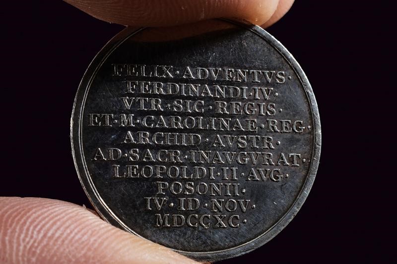 Lotto di tre medaglie in argento, Italia meridionale, XVIII/XIX secolo