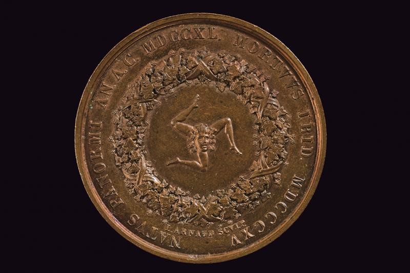 Giovanni Meli, Medaglia commemorativa di Ferdinando II, Regno delle Due Sicilie