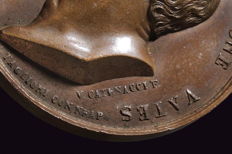 Giovanni Meli, Medaglia commemorativa di Ferdinando II, Regno delle Due Sicilie