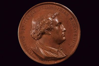 Genovesi, Medaglia commemorativa di Ferdinando II (Regno delle Due Sicilie), 1830