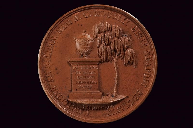 Genovesi, Medaglia commemorativa di Ferdinando II (Regno delle Due Sicilie), 1830