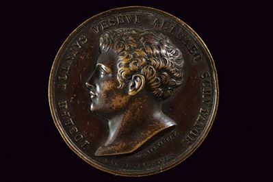 Giuseppe Gioeni, Medaglia commemorativa Ferdinando II, Regno delle Due Sicilie