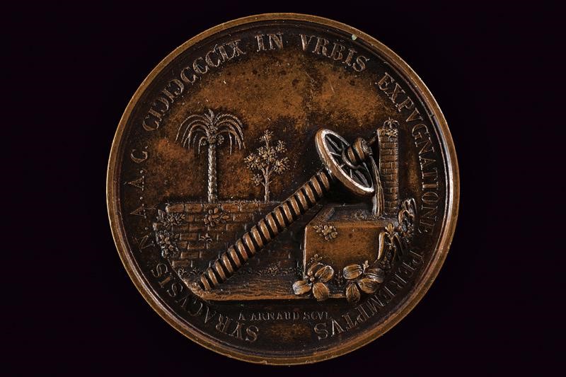 Ferdinando II, Medaglia commemorativa di Archimede, Regno delle Due Sicilie, 1830-40