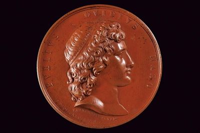 Ferdinando II, Medaglia commemorativa di Publio Ovidio Nasone, Regno delle Due Sicilie, 1830