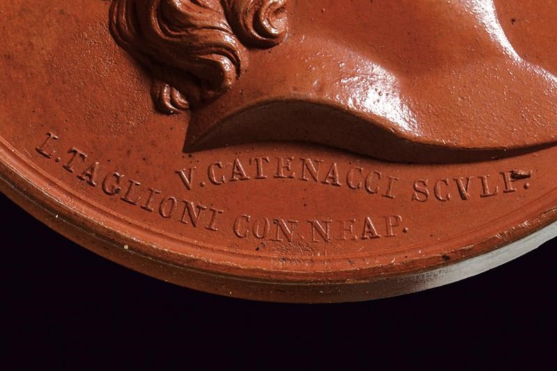 Ferdinando II, Medaglia commemorativa di Publio Ovidio Nasone, Regno delle Due Sicilie, 1830