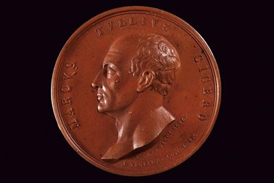 Ferdinando II delle Due Sicilie, Medaglia commemorativa di Marco Tullio Cicerone