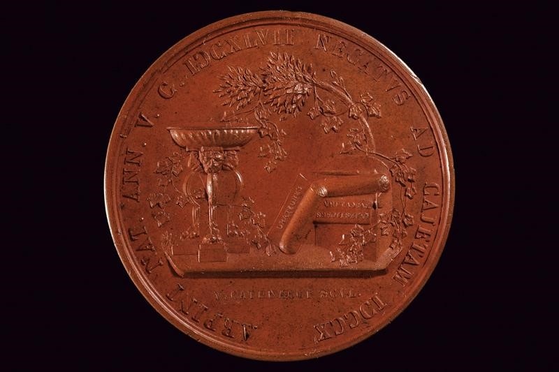 Ferdinando II delle Due Sicilie, Medaglia commemorativa di Marco Tullio Cicerone