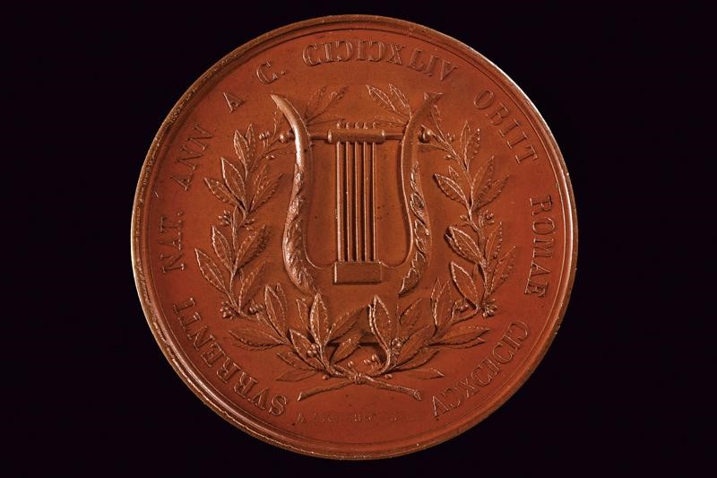 Ferdinando II, Medaglia commemorativa di Torquato Tasso (1830)
