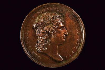 Ferdinando IV, Medaglia della Basilica di S. Francesco di Paola, Regno delle Due Sicilie, 1816