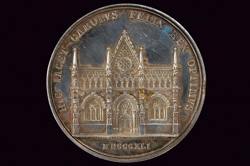 Medaglia di Maria Cristina di Borbone, Regno delle Due Sicilie, 1841