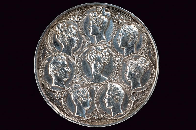 Medaglia dei Borbone, Convegno di Grenoble, Regno delle Due Sicilie, 1829