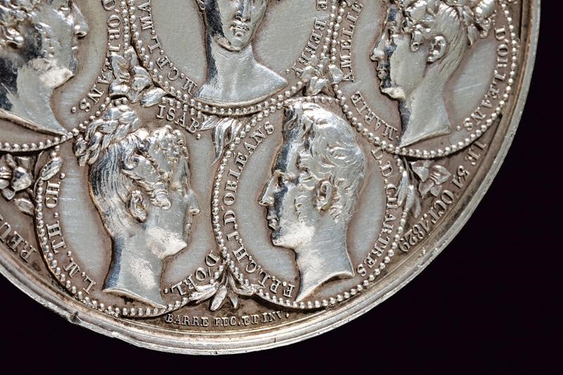Medaglia dei Borbone, Convegno di Grenoble, Regno delle Due Sicilie, 1829
