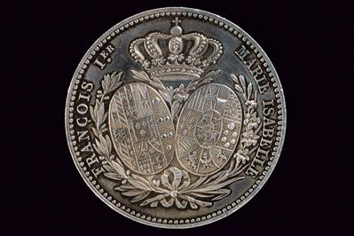 Francesco I, Medaglia per la seconda visita dei reali alla zecca di Parigi (1830, Regno delle Due...
