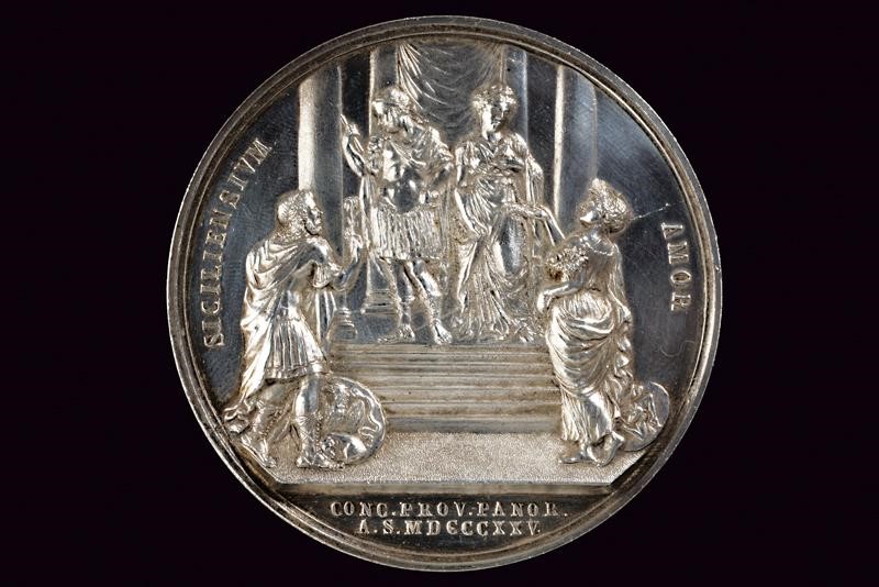 Francesco I, Medaglia per il Concilio Provinciale Palermitano (1825)