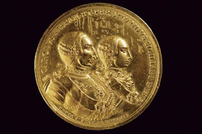 Regno di Sicilia, Medaglia commemorativa per la costruzione dell'albergo dei poveri in Palermo, 1...