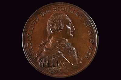 Regno di Napoli, Medaglia per la restaurazione al trono di Ferdinando IV, 1799