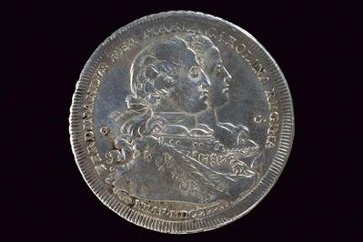 Medaglia di Ferdinando IV, 1772, argento, Napoli