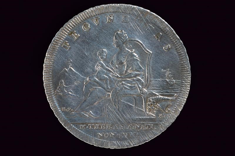 Medaglia di Ferdinando IV, 1772, argento, Napoli