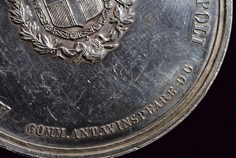 Girolamo Napoleone, Medaglia commemorativa in argento