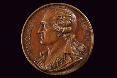 Medaglia in bronzo di Niccolò Piccinni, 1823