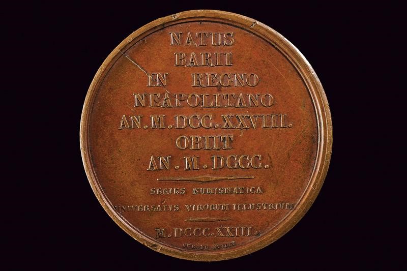 Medaglia in bronzo di Niccolò Piccinni, 1823