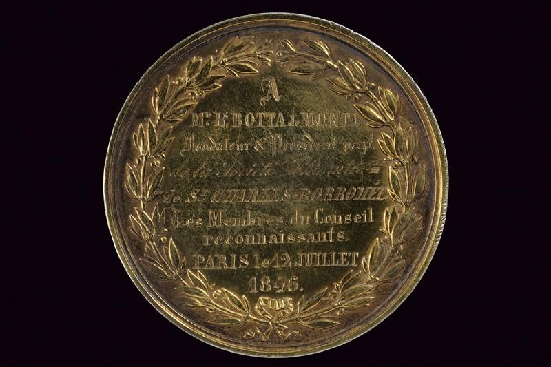 Medaglia di Louis Philippe I, Francia, 1846, argento, diametro 5 cm