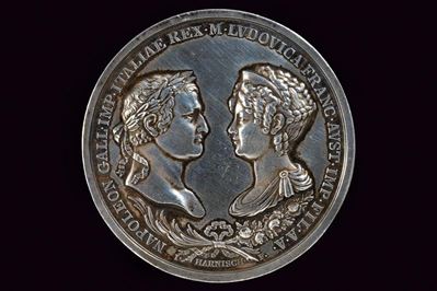 Medaglia per le Nozze a Vienna di Napoleone con Maria Luigia D'austria