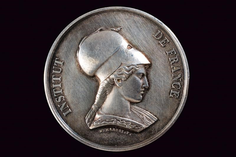 DUMAREST, Medaglia d'argento dedicata a Jules Massenet, 1878