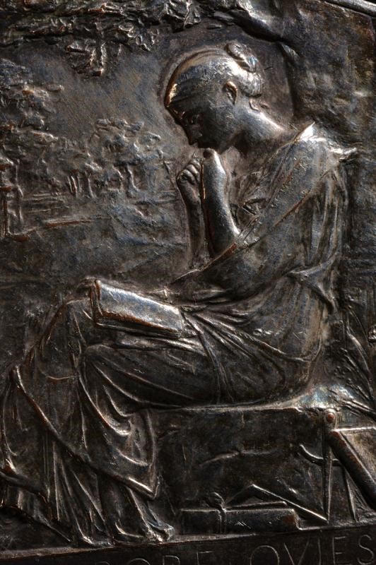 Massenet, Lotto di medaglie e lettere - Medaglie Napoleone III e placchette argento