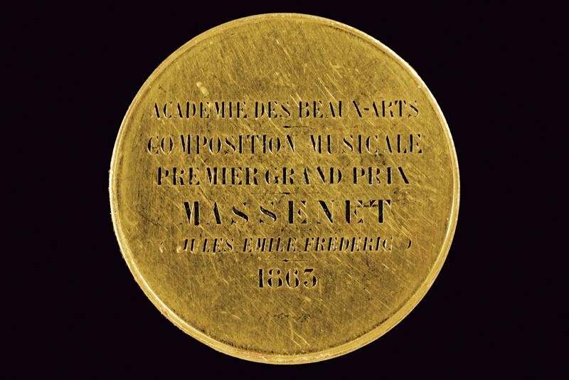 Massenet, Medaglia d'Oro per la Composizione Musicale