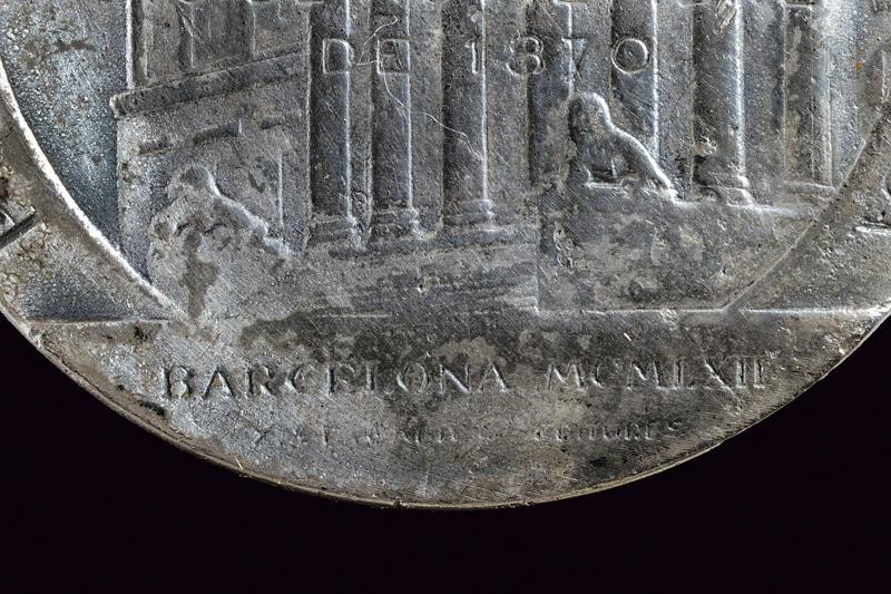 Medaglia commemorativa di Amedeo I di Savoia, 1870 circa