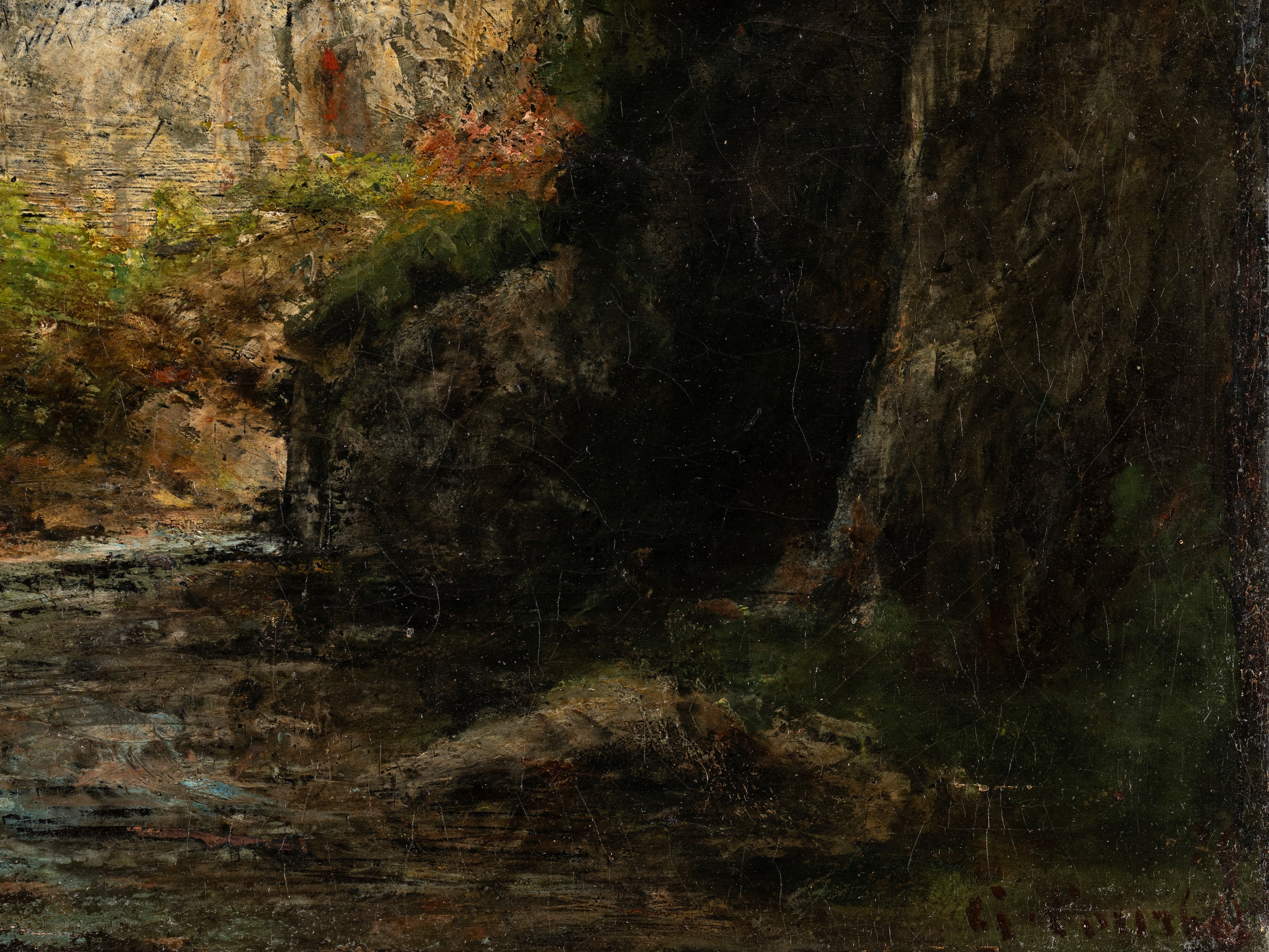 Gustave Courbet - Rochers D'ornans