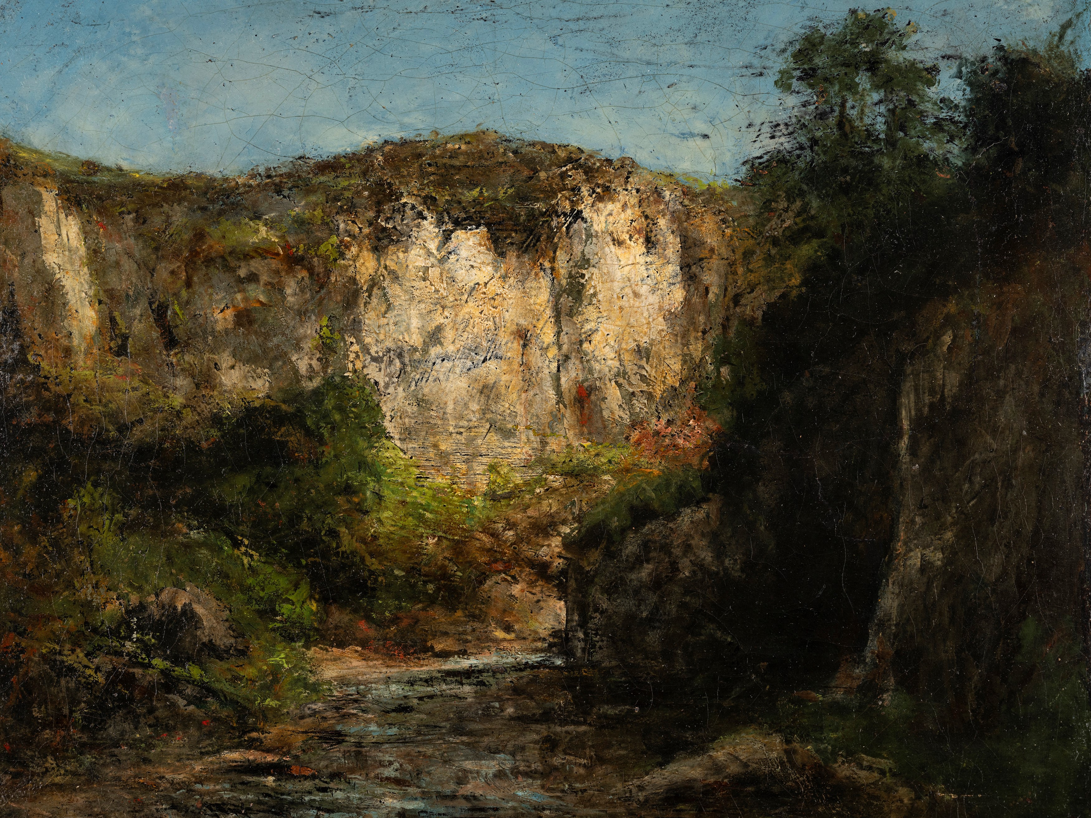 Gustave Courbet - Rochers D'ornans