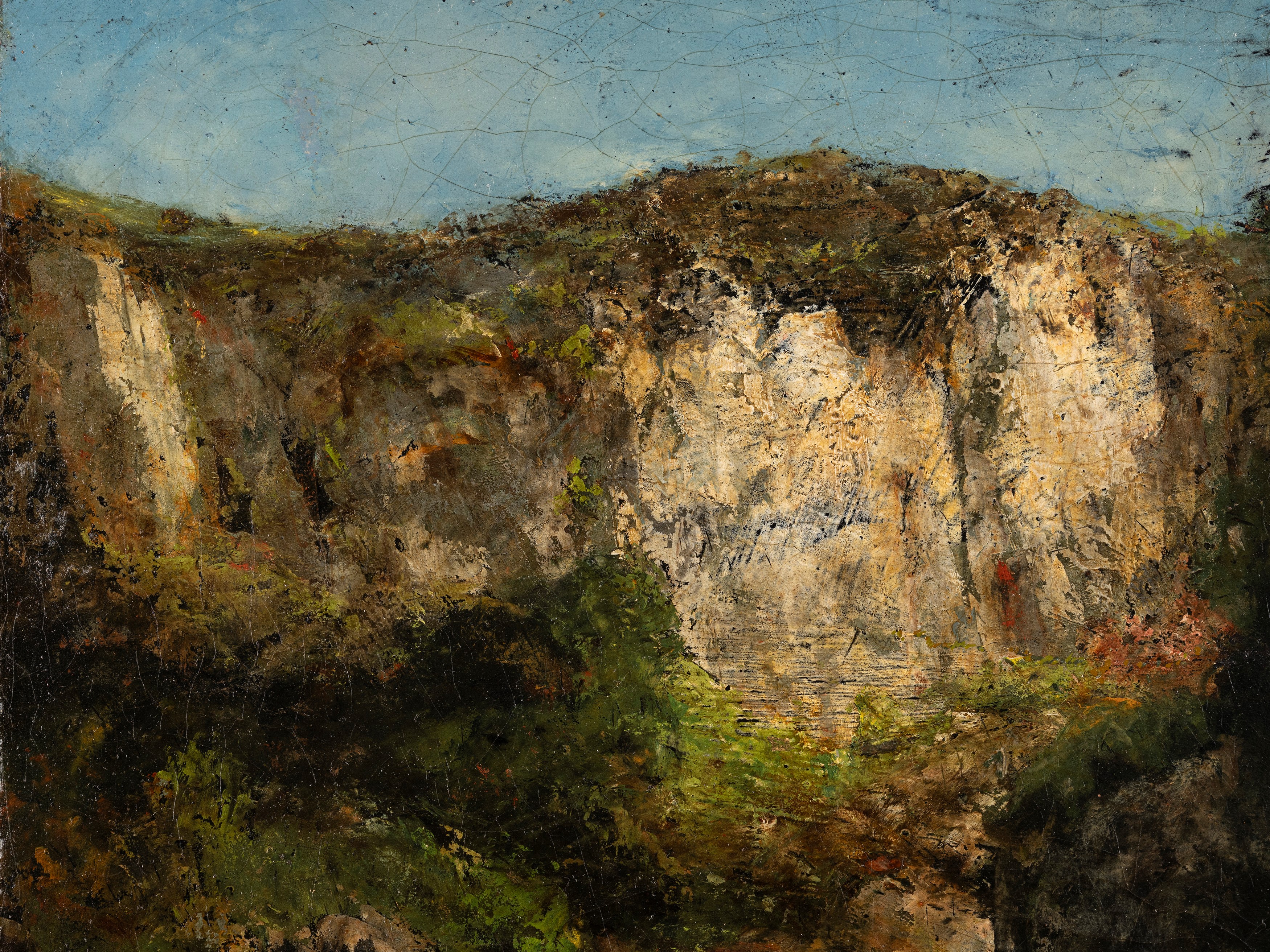 Gustave Courbet - Rochers D'ornans