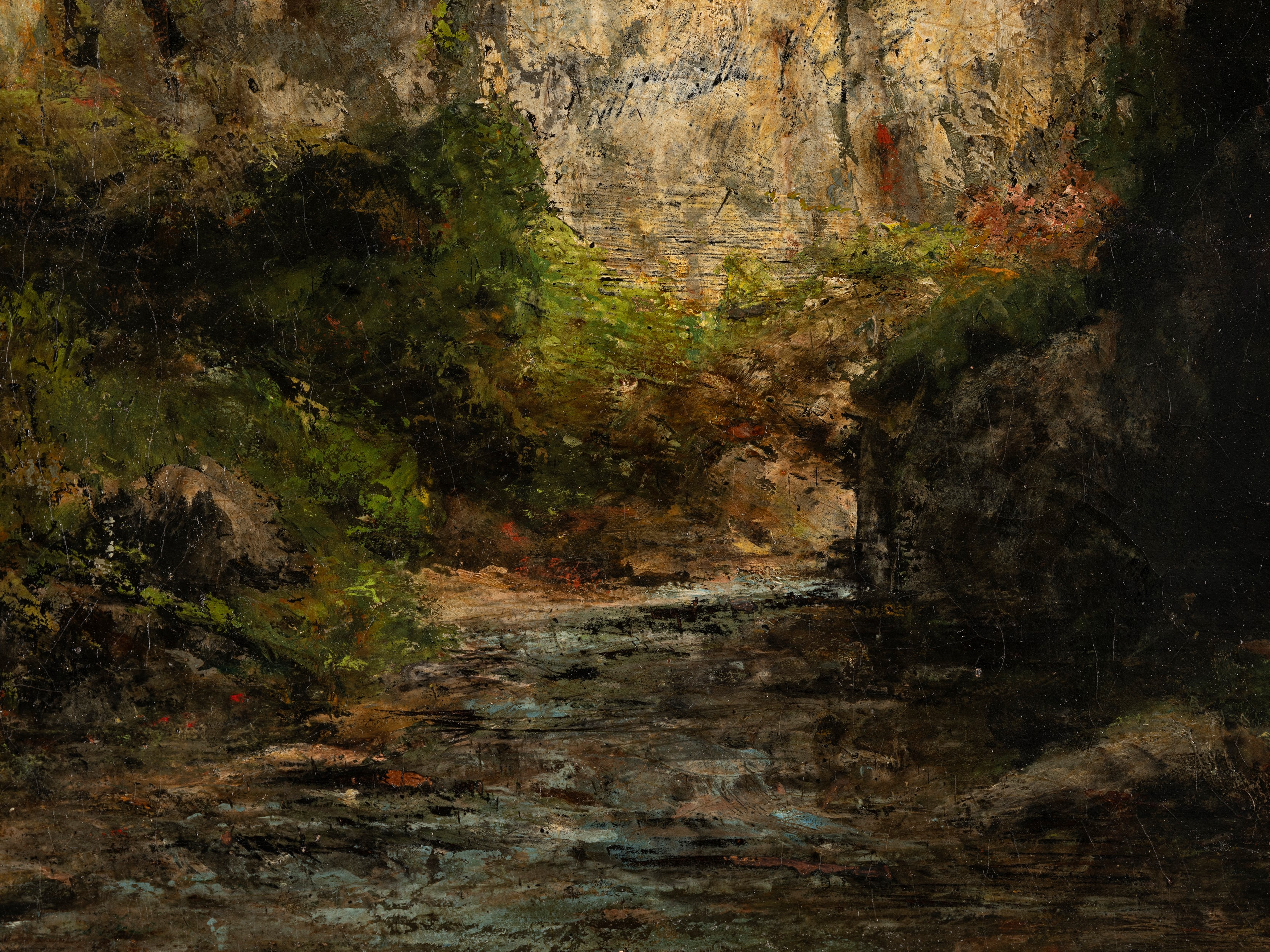 Gustave Courbet - Rochers D'ornans