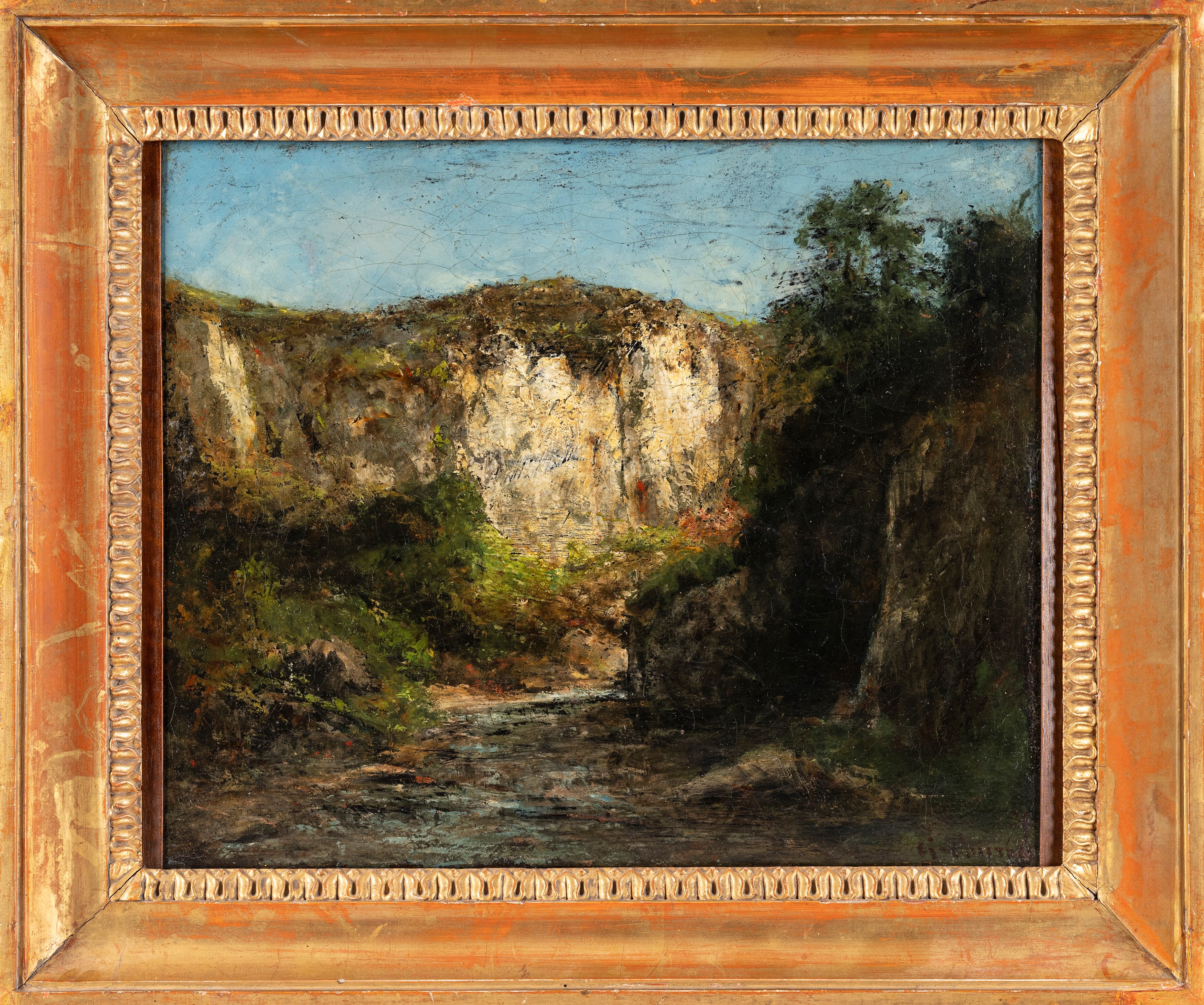 Gustave Courbet - Rochers D'ornans