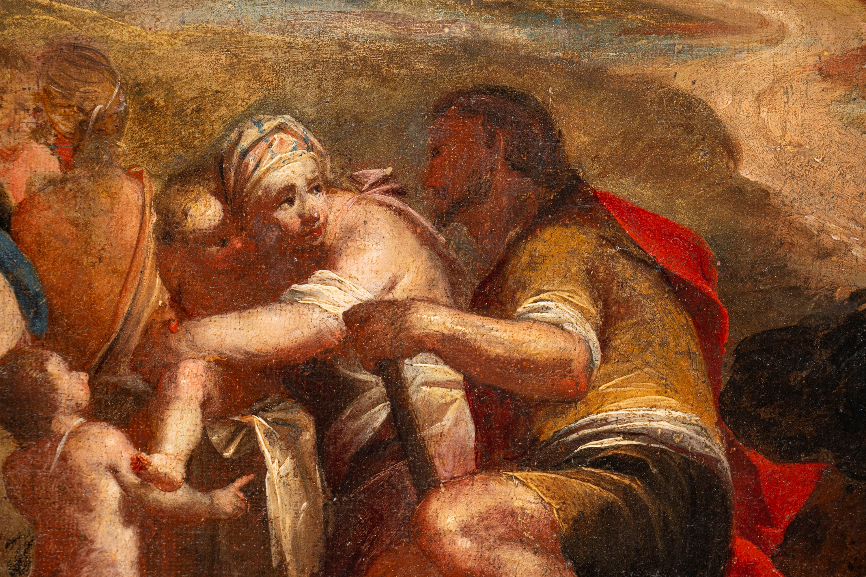 Capriccio architettonico con figure mitologiche