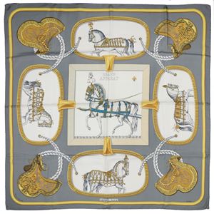 Grand Apparat silk twill scarf