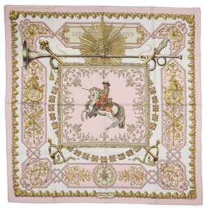 Ludovicus Magnus silk twill scarf